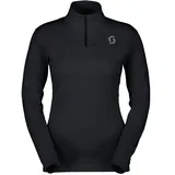 Scott Defined Light Fleece Mit Halbem Reißverschluss - Black - M