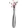 trends for living Edelste Deko-Bodenvase – Hohe Keramikvase für Pampasgras & Dekozweige - stabil, luxuriös, 50-90 cm höhe in Weiß, Schwarz, Grau, Silber und Gold(Silber, 90x14cm)