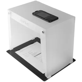 SCANLIO Pro Scanbox, Faltbare Handy Scanner Halterung, Smartphone Scanhilfe Dokumentenscanner und mobiler Scanstand