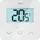 TECE TECEfloor Raumbediengerät Temperatur, LCD-Display, 77420051, Farbe: weiß,