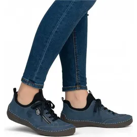 Rieker Schnürschuh Damen Blau 38