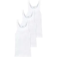 SCHIESSER Unterhemd »"Original Classics"«, (3er-Pack), mit Markenlabel Schiesser 100-weiß