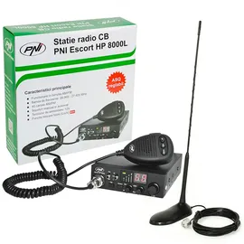 PNI CB 8000L ASQ, + CB PNI ESCORT HP ASQ-Funkpaket Extra 45 mit Magnet,