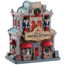 Lemax Nora's Christmas Boutique Weihnachtsdorf beleuchtet animiert