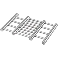 Testrut axentia Topfuntersetzer silber Edelstahl, - Silber