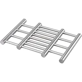 Testrut axentia Topfuntersetzer silber Edelstahl, - Silber