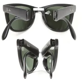Ray Ban Wayfarer Classic Folding RB4105 601/58 50-22 gloss black/green