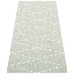 pappelina Max Outdoor-Teppich - sage / vanilla 70 x 160cm