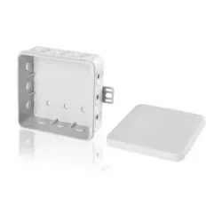 Legrand A01046 Abzweigdosen 85 x 85 x 40 mm, Grau, bis zu 12 Abschneid-Leitungseinführungen 1 - 10 Stück