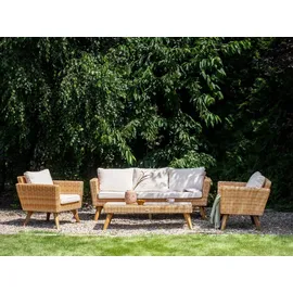 Beliani Vittoria Set 5-tlg. Beige/Weiß/Braun
