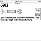 Industrial Quality Supplies DIN 6912 Zylinderkopf-Schaftschraube niedrige Form M24x70 Stahl 10.9 blank Innensechskant