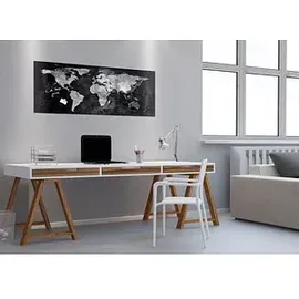 Sigel Glas-Magnettafel 130 x 55 cm Schwarz