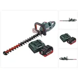 Metabo HS 18 LTX BL 55 Akku Heckenschere 18 V 50 cm Brushless + 1x Akku 10,0 Ah + Ladegerät