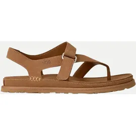 UGG Australia Sandale Goldengaze Toe Post Braun 38