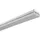 GARDINIA Emia Komplett Set" Gr. 1, grau (aluminiumfarben), 3 läufig, Aluminium,
