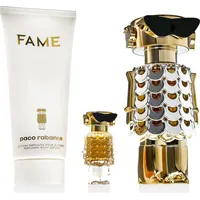 Paco Rabanne Fame Eau de Parfum 80 ml + Body Lotion 100 ml + Eau de Parfum 4 ml Geschenkset