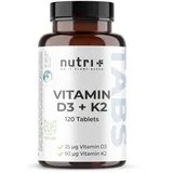 Nutrition-Plus Germany D3+K2 Depot Tabletten 120 St.