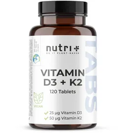 Nutrition-Plus Germany D3+K2 Depot Tabletten 120 St.