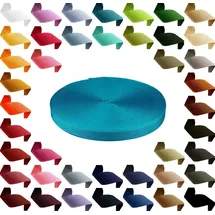 maDDma Gurtband Polypropylen türkis/blau 12 m x 4 cm