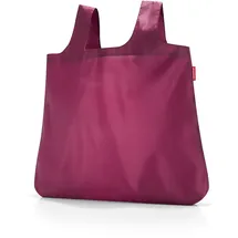 Reisenthel mini maxi shopper pocket damson Maße: 45 x 53,5 x 7 cm / Volumen: 15 l / waschbar bei 30 °C