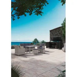 MWH Das Original MWH Lodrino Lounge-Set 6-tlg. Aluminium/Geflecht/Polyester