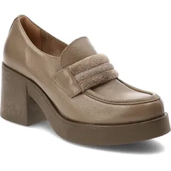 Braune Halbschuhe Lemar Damen Bequeme Damenschuhe, 37