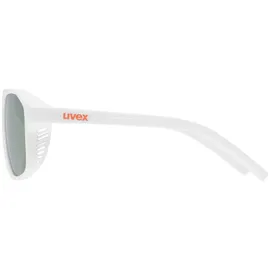 Uvex cosmic Kindersportbrille, white matt mirror red