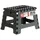 Relaxdays Klapphocker Kunststoff 22 x 35 x 28 cm Schwarz/Grau