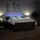 vidaXL Boxspringbett mit Matratze Schwarz 180x200 cm Stoff
