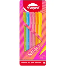 Maped Fineliner NEON 0,4mm 6 Stück