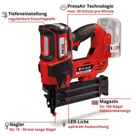 Einhell Akku-Nagler FIXETTO 18/50 N