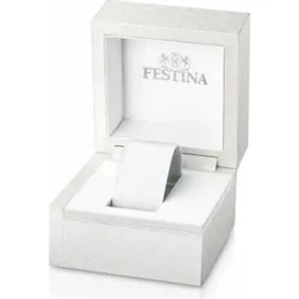 Festina F20457/3 36,5mm Edelstahlgehäuse silber Sportarmband schwarz