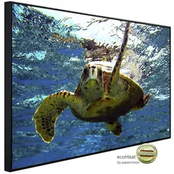 papermoon Infrarotheizung »EcoHeat - Schildkröte im Wasser«, Matt-Effekt - bunt