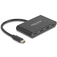 DeLock 64129 - USB 3.2 Gen 2 Type-C Hub 4 x Buchse 10 Gbps