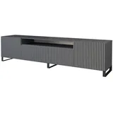 altdecor NOA-2-S Lowboard 200x53x41 cm Graphit Holz