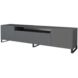 altdecor NOA-2-S Lowboard 200x53x41 cm Graphit Holz
