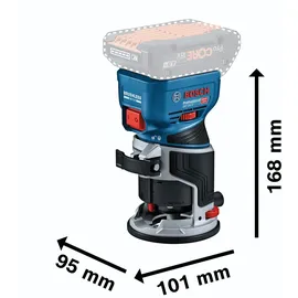 Bosch GKF 18V-8 Akku-Kantenfräse inkl. Taucheinheit