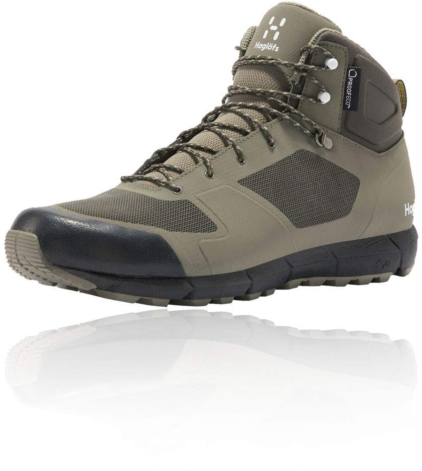 Haglöfs Trekkingschuhe Herren L.I.M Mid Proof Eco wasserdicht, atmungsaktiv, dämpfung Sage Green/deep Woods 10 44 2/3 - 44 2/3 EU