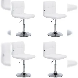 CLP 4er Set Lounger Palma V2 Kunstleder weiß