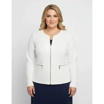 Witt Weiden Jersey-Blazer in weiß | Gr.: 46