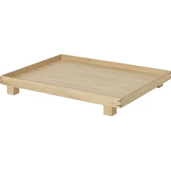Bon Tablett 47 cm natürlich aus Holz