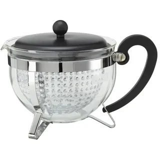 Bodum Teekanne  Chambord , transparent/klar , Glas,Edelstahl,Kunststoff