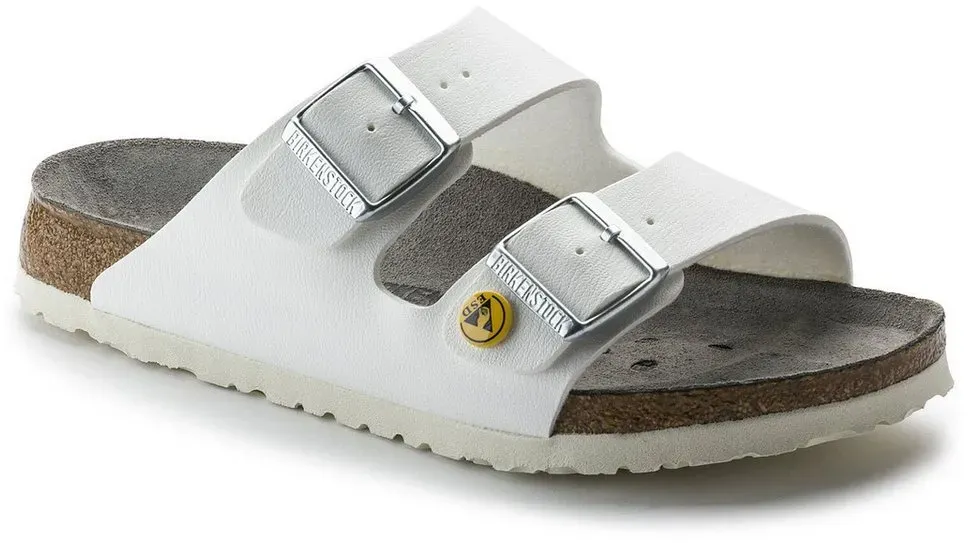 Preisvergleich Produktbild Birkenstock ARIZONA ESD Pantolette weiß 48