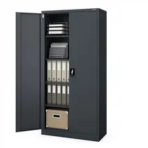Jan Nowak C001 Aktenschrank 185 x 90 x 40 cm Silber