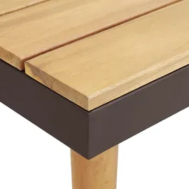 vidaXL 8-tlg. Garten-Lounge-Set mit Kissen braun