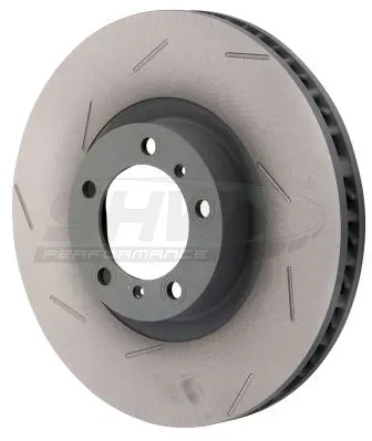 SHW PERFORMANCE Bremsscheibe pfl39741 Vorderachse links Geschlitzt 360mm 36mm für Porsche