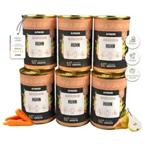 alphazoo Monoprotein Huhn 6 x 400 g