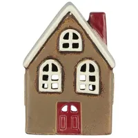 Ib laursen Teelichthalter Teelichthalter Haus Stillenat Keramik Teelichthaus Deko