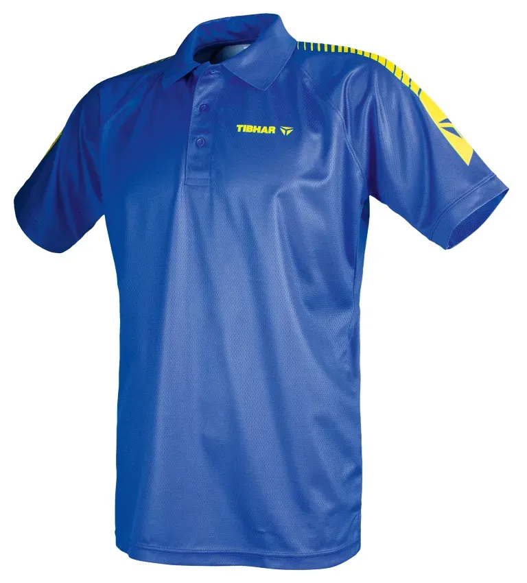 Tibhar Hemd Domino blau/gelb 3XL - 3XL