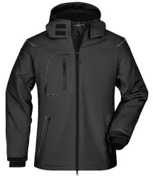 James® & Nicholson Winter Softshelljacke JN1000, black JN1000 , 1 Stück, Größe: M